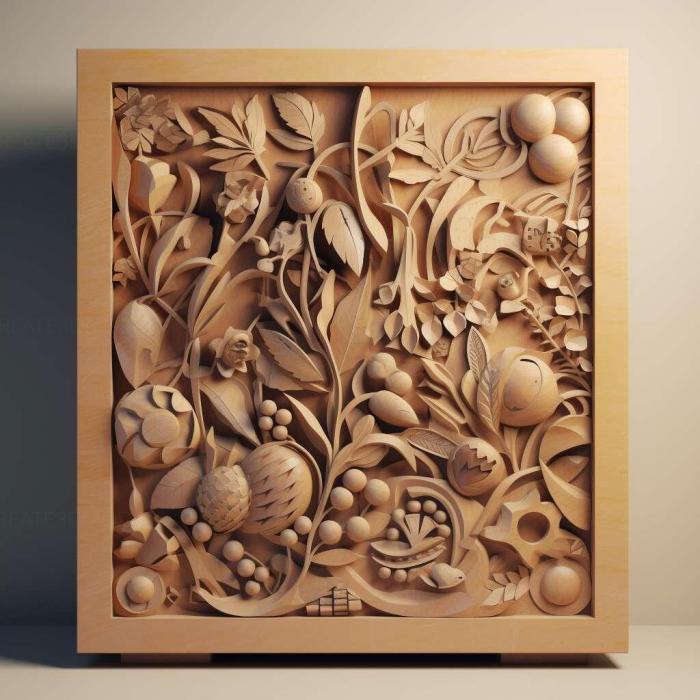 نموذج ثلاثي الأبعاد لآلة CNC 3D Art 